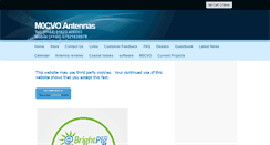 Desktop Screenshot of m0cvoantennas.com